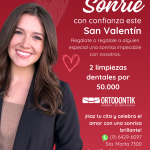 Promoción dental mes de San Valentín en Clínica Ortodontik
